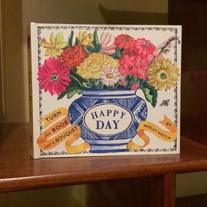 Happy Day” by Molly Hatch.  Turn this book into a bouquet.  NWOT.